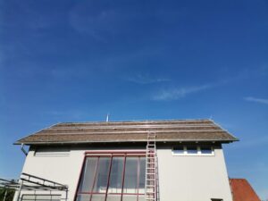 Installed solar panel