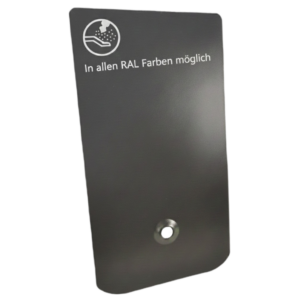 PRÁŠKOVÝ NÁTĚR HLINÍK solární plech 200x370mm 1mm vč